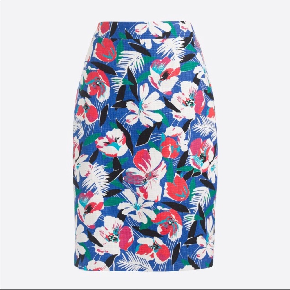j.crew basketweave pencil skirt